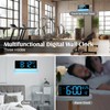 16.5" Digital Clock Large Display with Remote Control, 6-Color Night