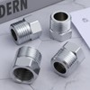 3/8 Female to 1/2 Male Adapter, 4PCS Brass Pipe Fitting