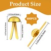 Apalie 600PCS Gold Brads,0.3 x 0.65 Inch Paper Fasteners,Metal Round