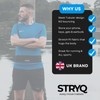 STRYQ 360° Running Belt – Bounce‑Free • Waterproof • Reflective