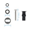 Hibbent 6 Pack Universal Toilet Seat Hinges Screw, Blind Hole