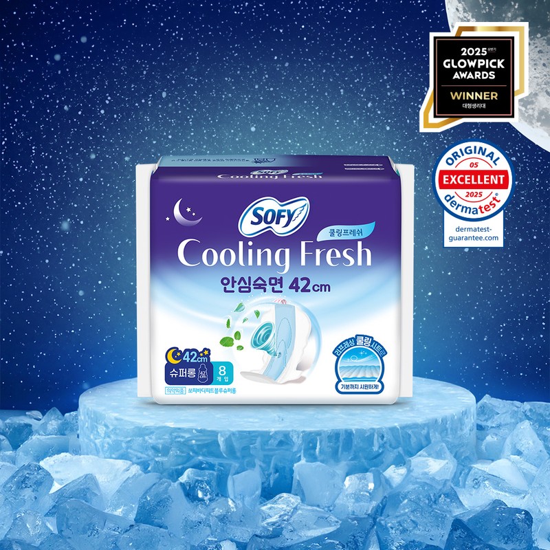 SOFY Cooling Fresh Sanitary Pads Set - Large 20P