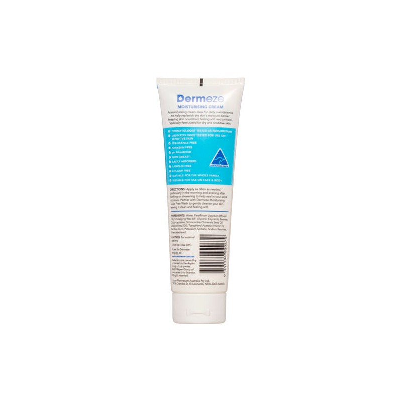 Dermeze Moisturising Cream 100g