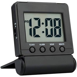 FAMICOZY - Reloj Despertador de Viaje Digital Compacto con Opciones de Volumen Alto/Bajo, Fácil de Configurar, Fácil de Leer, Dígitos Gra...