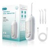 Irrigador Bucal Portátil Airuidu CF560 3 Modos con 4 Boquillas IPX7 Blanco