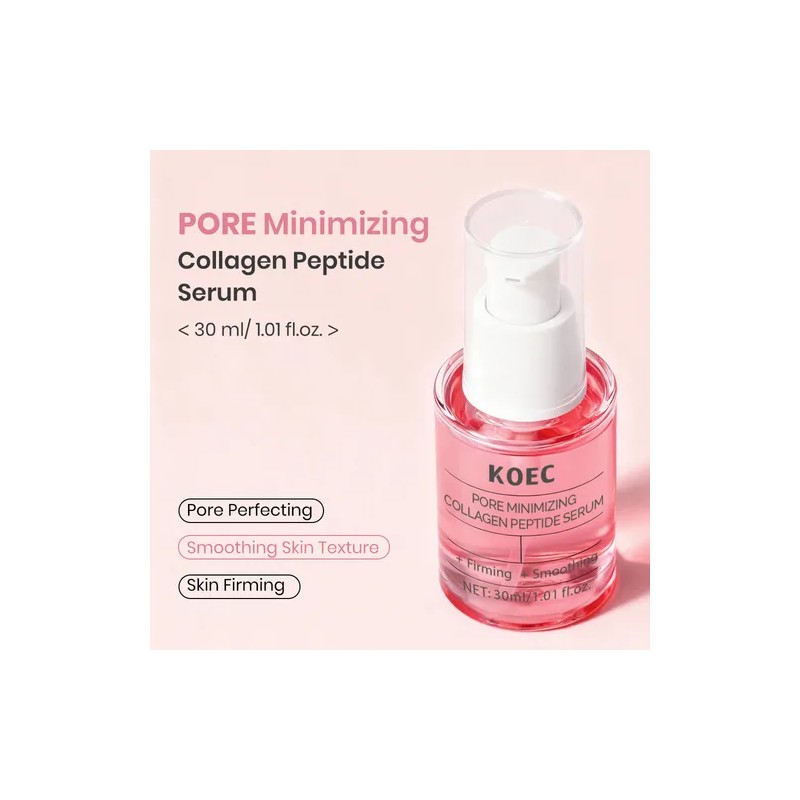 Esencia Hidratante Facial Con Pptido De Colgeno Koec, 30 G