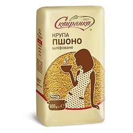 3.5 LB Skvira Hulled Millet Whole Grain Seeds Raw Bulk GMO Free Halal 800 gr/ 28.22 Oz (2 Pack)