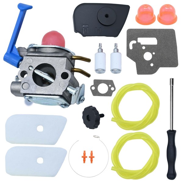 Newnessai 545081850 Carburetor Kit, Replacement for Husqvarna 128LD 124L 125L