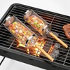 Rolling Grill Basket 2-Pack 304 Stainless Steel Grill Basket with