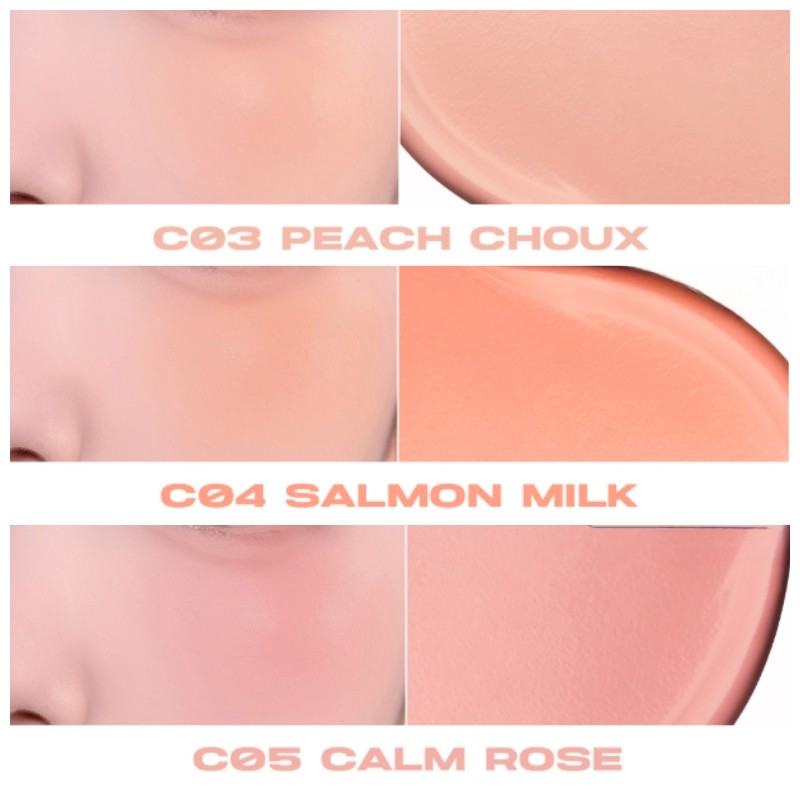 ABOUT TONE Skin Layer Fit blusher 5g, Shade:W01 Pink Bloom