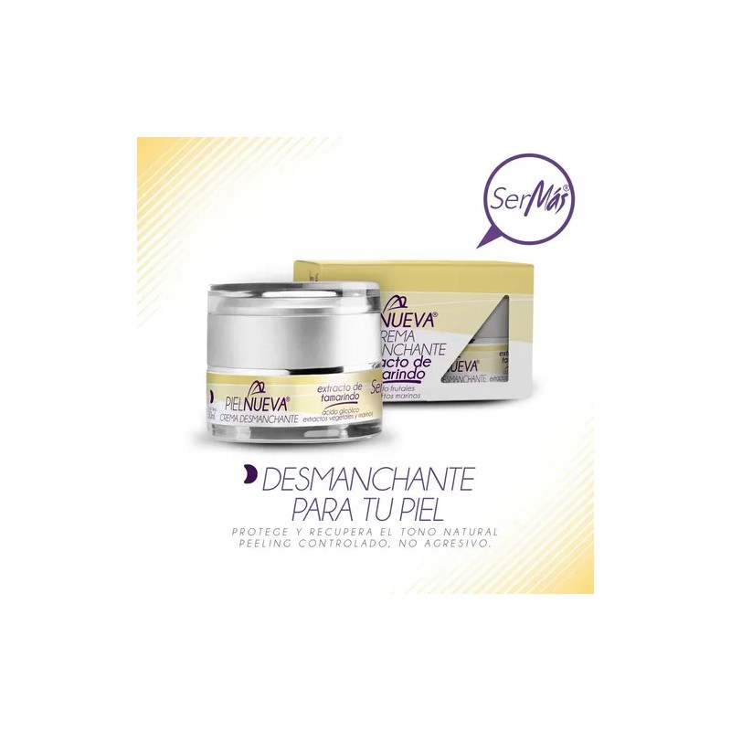 Ser Más Crema Facial Desmanchante con Ácido Glicólico 30mL Sin