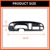 ECOTRIC Dash Board Cluster Bezel Cover Compatible with 1998-2002 Dodge