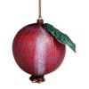 Silver Tree Painted Resin POMEGRANATE Christmas Ornament, by Silver Tree