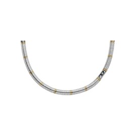 Diesel Men's 2 Colour Stainless Steel Necklace with Lobster Clasp, Unit size, Stainless Steel, No Gemstone