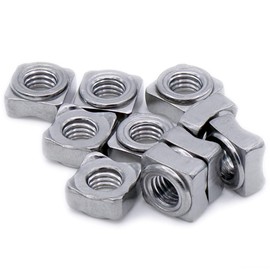M6 (6mm) Weld Nut (Square) - Stainless Steel (A2) (Pack of 20)
