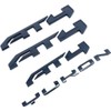 4Pc Door Rear AT4 Yukon Emblems Letters 3D Badge Nameplate