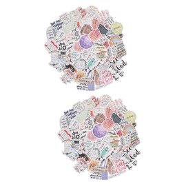 STOBOK 100 Piezas Pegatinas Decorativas Pegatinas Cristianas Pegatinas De Frases De Jesús Pegatinas De Jesús Pegatinas De La Biblia Pegatinas De Álbum De Recortes Pegatinas De Tema
