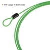 PATIKIL Security Cable 2.5mm x 0.5m/1.64ft, 6 Pack Coated Luggage