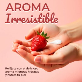 🍓🤲 Bioaqua – Crema Nutritiva para Manos 80 g Aroma Strawberry Cake 🧴✨