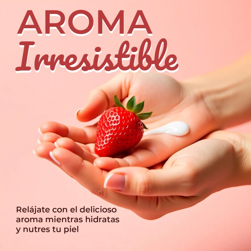 🍓🤲 Bioaqua – Crema Nutritiva para Manos 80 g Aroma