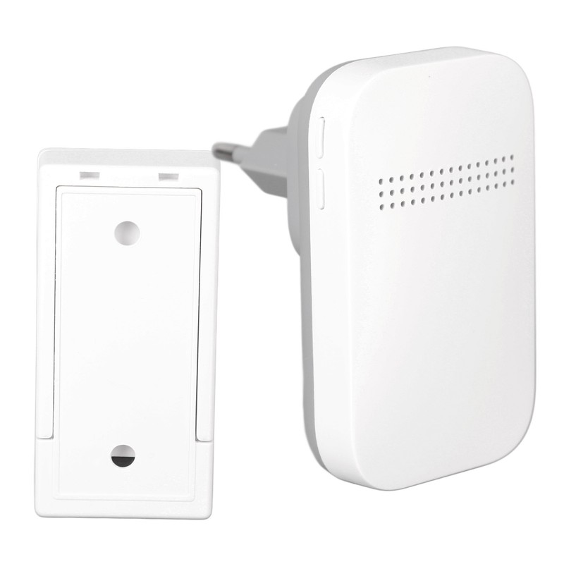 Self Powered Door Bell with Receiver Automatic Ringing Push Button