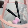 Mesh Drying Net for Puffs and Brushes Drying Pink 2ea