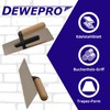 DEWEPRO® Venetian Gloss Plaster Smoothing Trowel - Stucco Trowel -