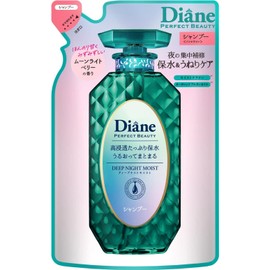 Diane Shampoo (Night Water Retention & Swell Care), Moonlight Berry Scent, Perfect Beauty, Deep Night Moist Refill, 11.2 fl oz (330 ml)