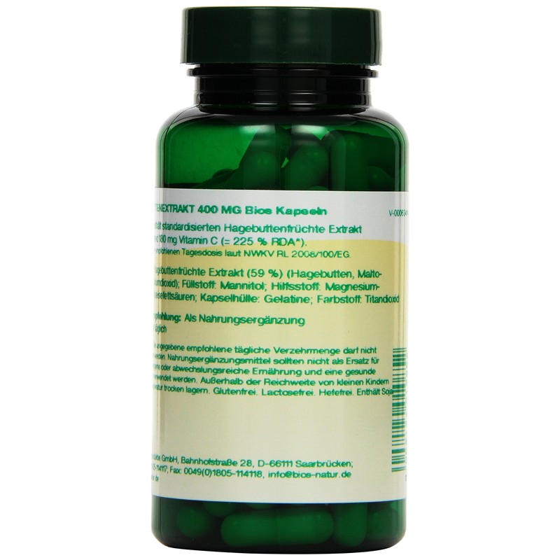Bios Rosehip Extract 400 mg 100 Capsules Pack of 1