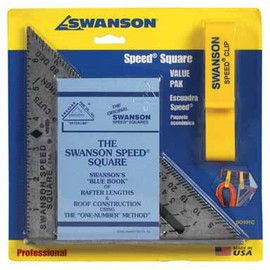 SWANSON TOOL S0101ASPC SPEED SQUAR 7"x7"x10"x3/16" - ALUMINUM