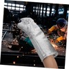 Hohopeti 2pcs Heat Resistant Work Gloves Fireproof Insulated Mitts for