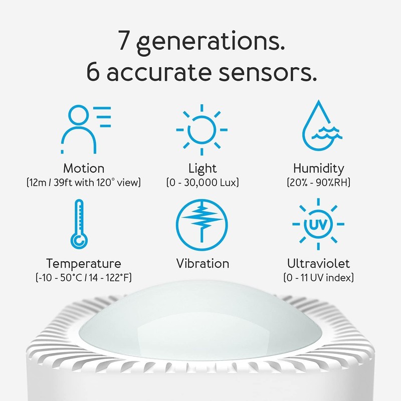 Aeotec ZWA024-C Multi-Sensor 7 | Z-Wave Smart Home 6-in-1 Sensor