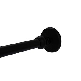 Allied Brass MC-99-BKM Shower Curtain Escutcheon, Matte Black