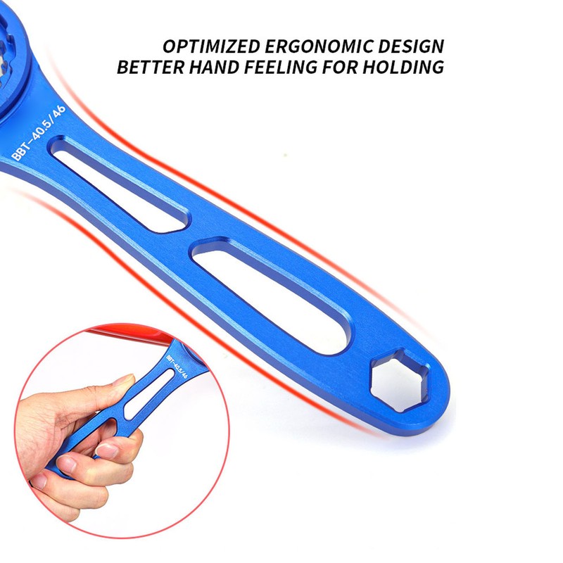 Bike Bottom Bracket Wrench Aluminium Alloy Universal Hollow Bike Bottom