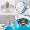 Creative Home 2.6 Qt. Stainless Steel Whistling Tea Kettle Teapot