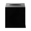 blomus NEXIO Square Tissue Box Cover - Black Stainless Steel