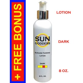 (1) BEST Sunless Self Tanning DARK Lotion 8 oz + (1) BEST Sunless Self Tanning Applicator Mitt + (1) PAIR BEST Sunless Self Tanning Application Gloves + (1) BEST Sunless Self Tanning Lotion Tanner