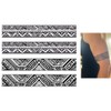 4 Blätter Temporäre Armband Tattoos Tribal Tattoo Maori Design Tattoos