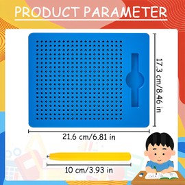 TFSZE Magnetic Game for Children, Small Magnetic Drawing Boards, Drawing Board with Pen, Magnetic Steel Ball Drawing Board, Drawing Board, Drawing Board for Educational Gifts, for Children from 3