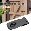 SYOWADA 2 Pcs 5" Door Hasp Latch Lock, Stainless Steel