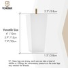 TCHOSUZ 6 Inch / 15cm Wooden Furniture Legs, Set of