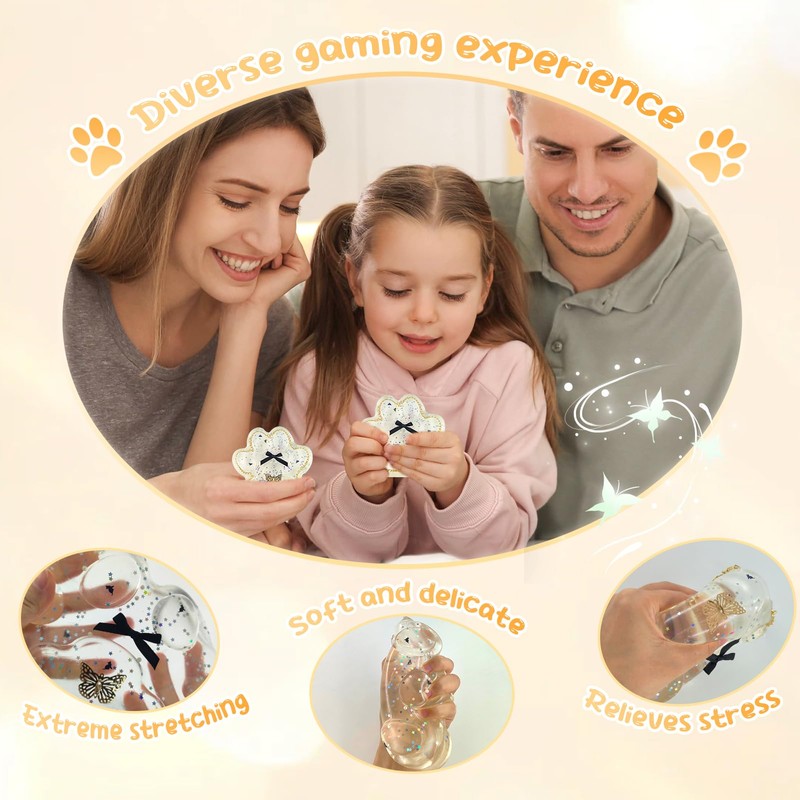 Cat Paw Squishy, Taba Squishy, Stressabbau Fidget Toys für Erwachsene