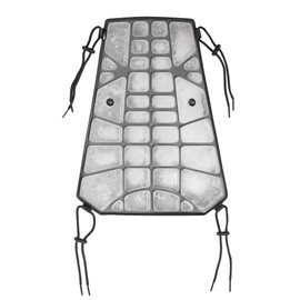ュック用冷却 グッズ熱中症対策 28℃で自然凍結クールリュック 背中冷却 背中ひんやり クールベスト アイシング 吸熱素材 接触冷感 スポーツ観戦 通勤 通学 アウトドにも (プラック)