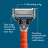 Harry's Razors for Men - Men's Orange Razor + 3