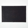 HOMESCAPES Rubber Door Mat with Grass Effect Scraper, 40cm x
