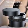 TOTMOX Waterproof Car Garbage Can, Car Trash Can w/Lid Leak-Proof