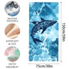 beinkmake Shark Beach Towel 30 × 60inch Microfiber Oversized Lightweight