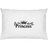 Azeeda 2 x 'Prinzessin mit Krone' Kissenbezüge aus Baumwolle (PW00038730)