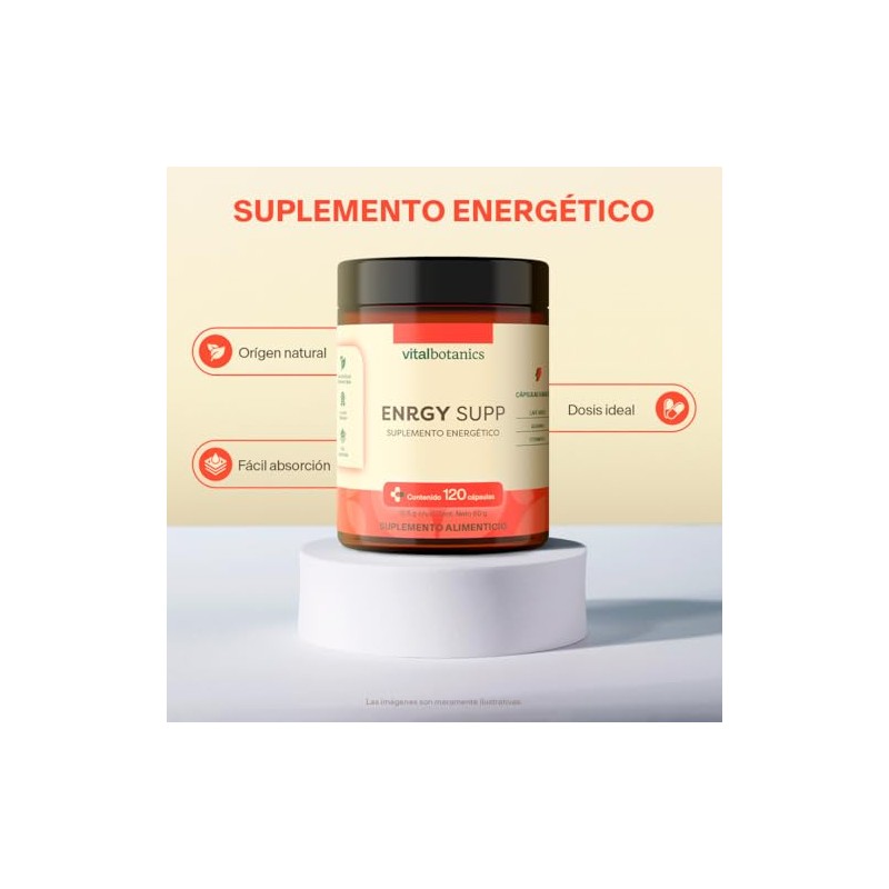 Vital Botanics Enrgy Sup Guaraná Café Verde Vitamina 120 Cápsulas