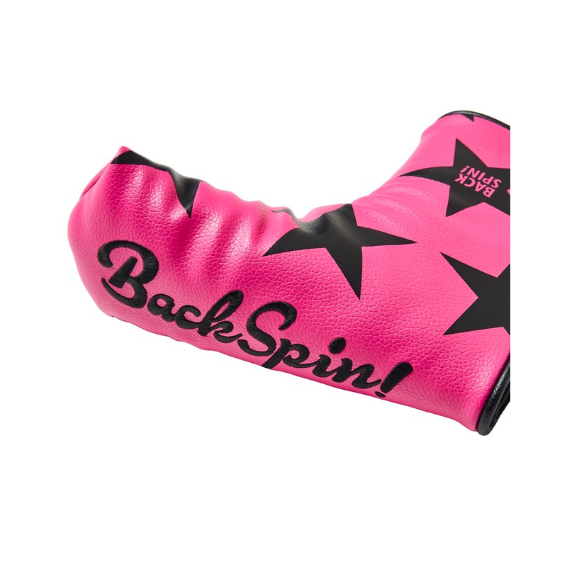 BACK SPIN! Star Pattern Putter Club Headcover Backspin (Pink)